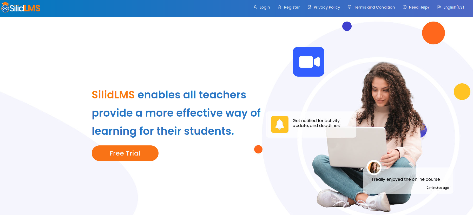 SilidLMS, a learning platform for teachers